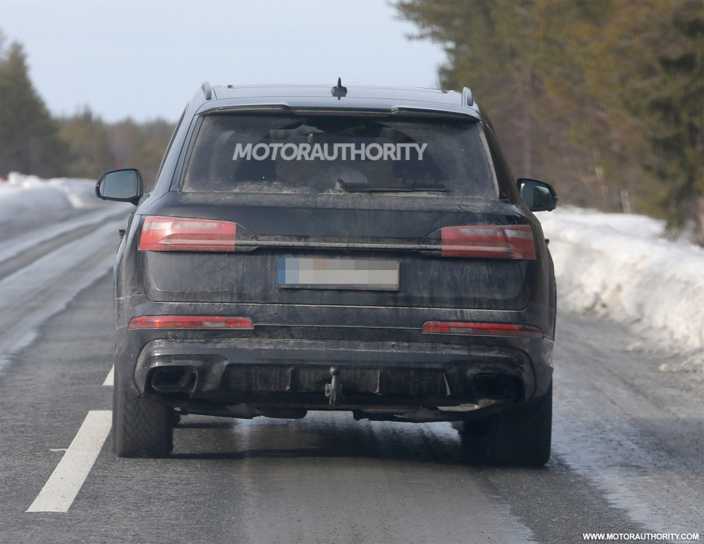 2024 Audi Q7 spy shots, 2024 Audi Q7 spy shots