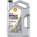 Shell Rotella T5 Synthetic Blend 15W-40 Diesel Engine Oil (1 Gallon, Single Pack)