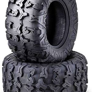 free country set 2 premium atv tires 25x11 12 25x11x12 8pr w side scuff guard