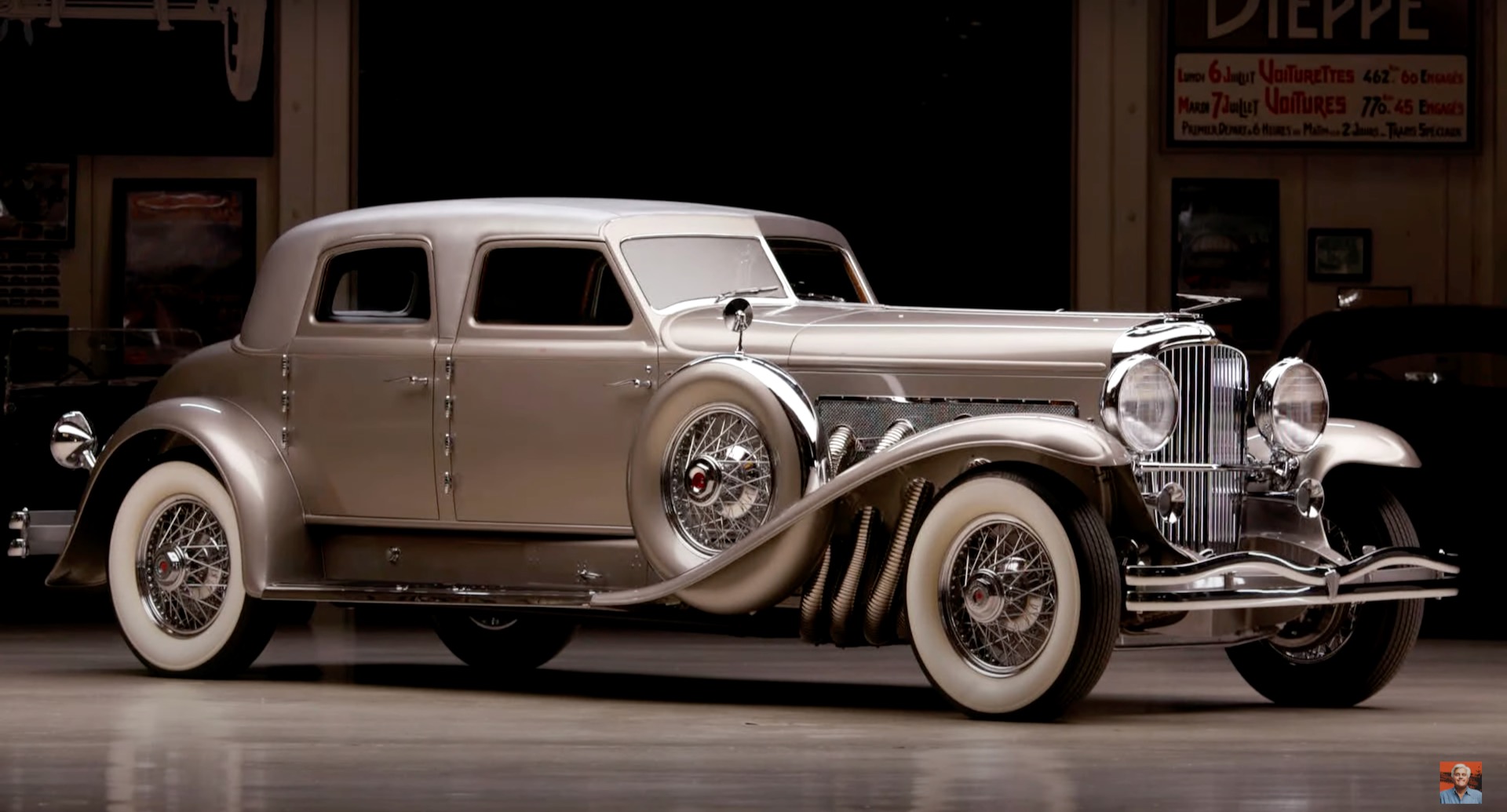 Famous "20 Grand" Duesenberg visits Jay Leno's Garage