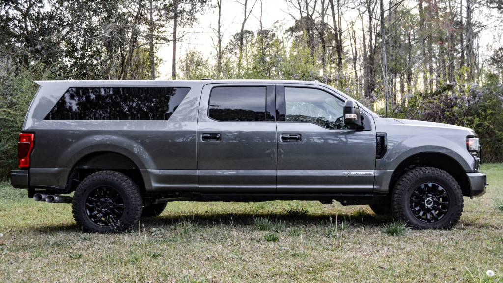 MegaRexx SVN turns Ford F-250 into a 9-passenger off-roader, MegaRexx SVN turns Ford F-250 into a 9-passenger off-roader