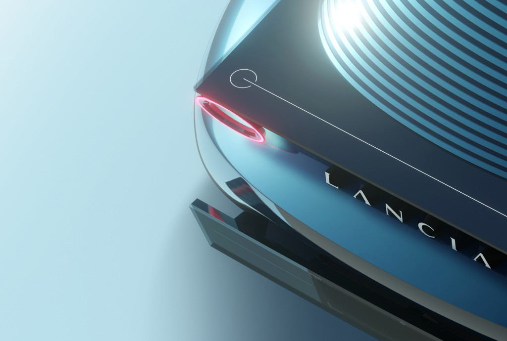 Lancia reveals more of its EV concept set for April 15 debut