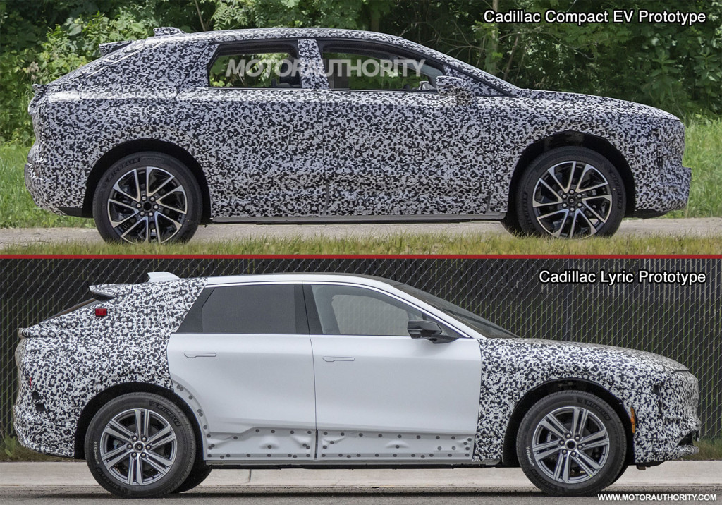 , 2025 Cadillac electric compact crossover spy shots and video