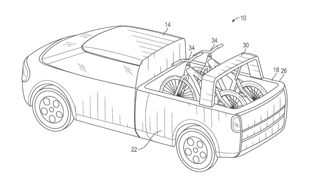 Ford patents bed-mounted cross member system, Ford patents bed-mounted cross member system