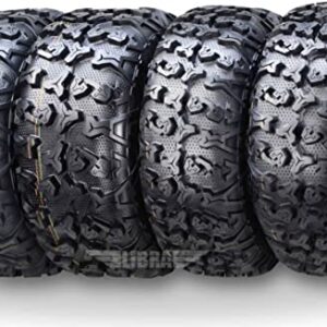 set 4 free country premium atv tires 25x10r12 25x11r12 8pr radial w side