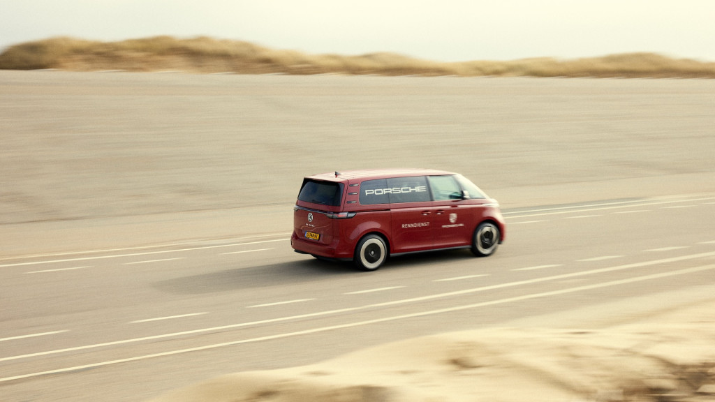 Porsche-branded VW ID.Buzz taps into Renndienst Van nostalgia, Porsche-branded VW ID.Buzz taps into Renndienst Van nostalgia