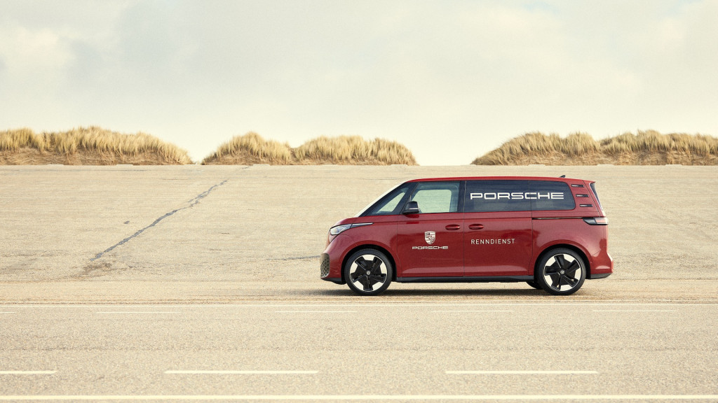 Porsche-branded VW ID.Buzz taps into Renndienst Van nostalgia