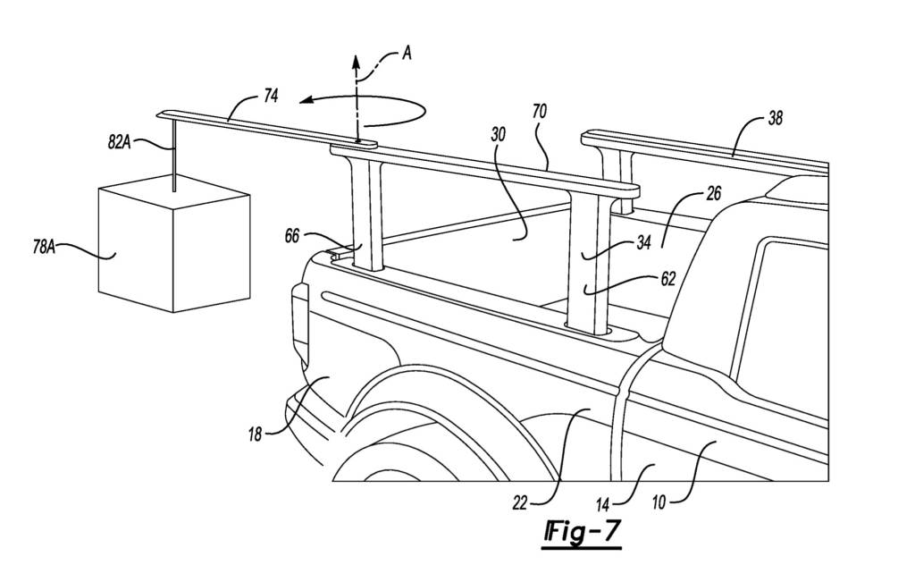 , Ford patents pop-up bed rail system