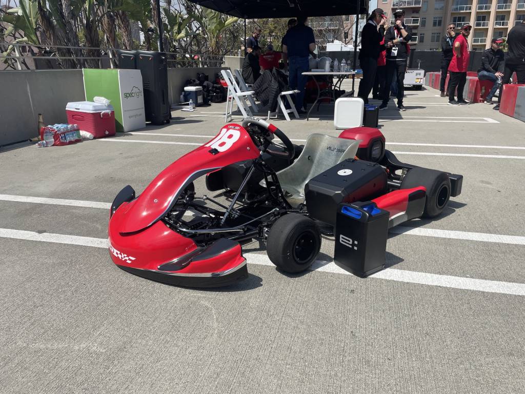 , Going for a spin in the Honda eGX Electric Go-Kart Concept