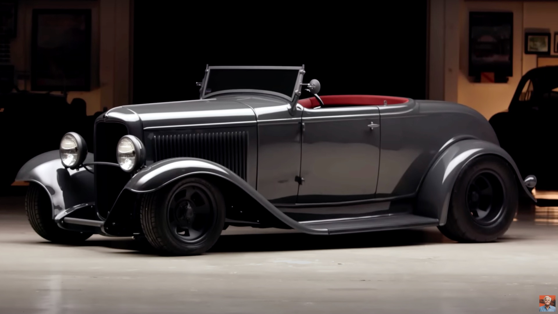 Joe Kugel's 1932 Ford Roadster "MyWay" visits Jay Leno's Garage