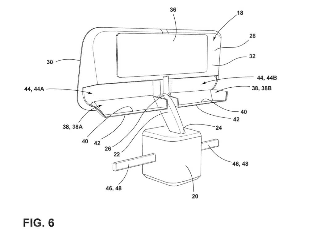 , Ford patents movable in-vehicle table